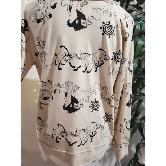 Vtg Disney The Lion King Hakuna Matata Reversible Sweatshirt Womens Size XL 90s - Picture 3 of 12